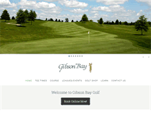 Tablet Screenshot of gibsonbay.com